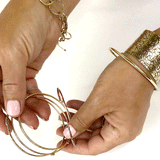 BBA28B GOLD | THICK GOLD BANGLE