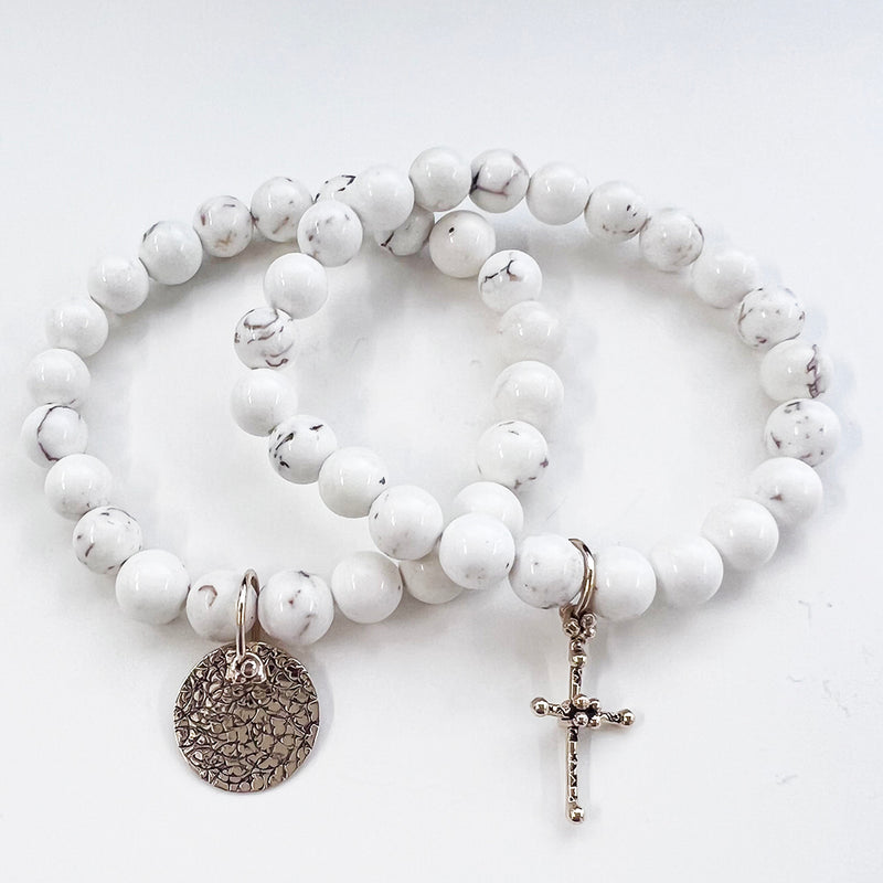 BB8-GOLD | GOLDEN CIRCLE OF HOPE OR CROSS BRACELET