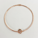 BBA28B ASSOR GOLD | MEDIUM WEIGHT GOLD BANGLE WITH LOOP