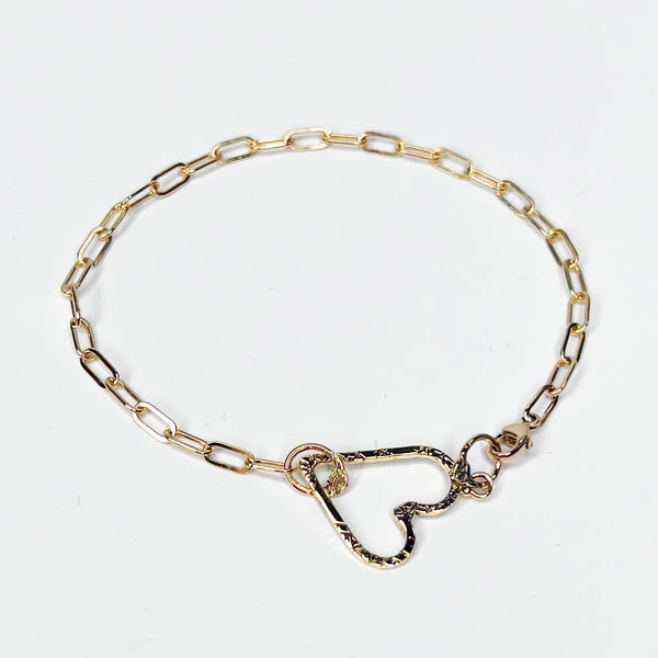 BCHHE3B-ASSOR | KEEP YOUR HEART OPEN GOLD BRACELET