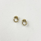 EK41B GOLD | BABY GOLD FORGET ME KNOT STUDS