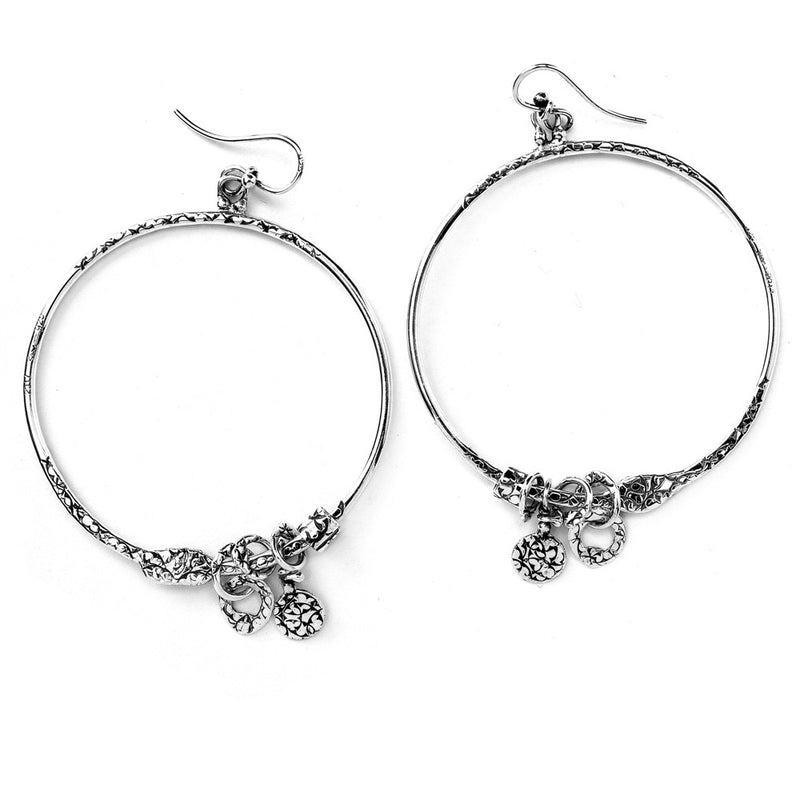 EL108B | HOOP WITH CHARMS