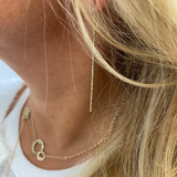 ES2B GOLD | WALK IN GRACE STICK EARRINGS