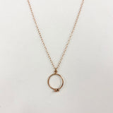 NCHK10B GOLD | FORGET ME KNOT NECKLACE