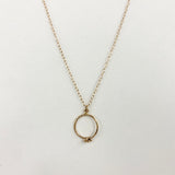 NCHK10B GOLD | FORGET ME KNOT NECKLACE