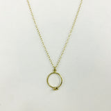 NCHK10B GOLD | FORGET ME KNOT NECKLACE