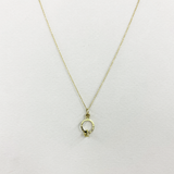 NCHK1B GOLD | DELICATE FORGET ME KNOT NECKLACE