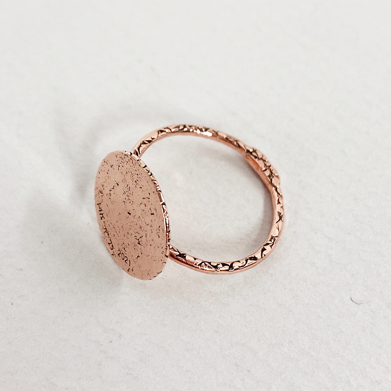 R6B M GOLD | MEDIUM EVERYDAY MEDALLION RING